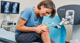 Robotic-assisted partial knee replacement surgery by Dr. Deep Chakraborty in Kolkata